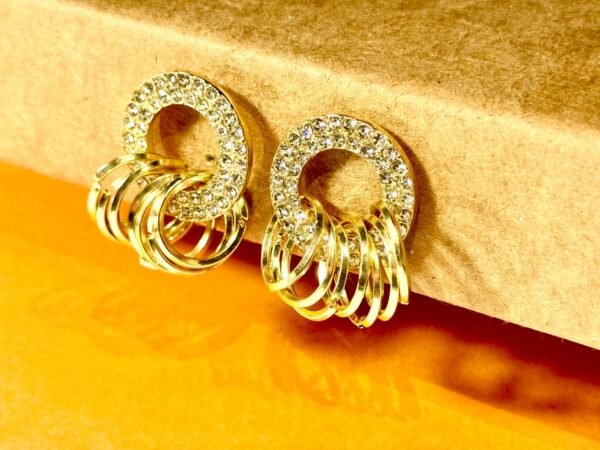 Minimalist Round Stud Earrings Stainless Steel